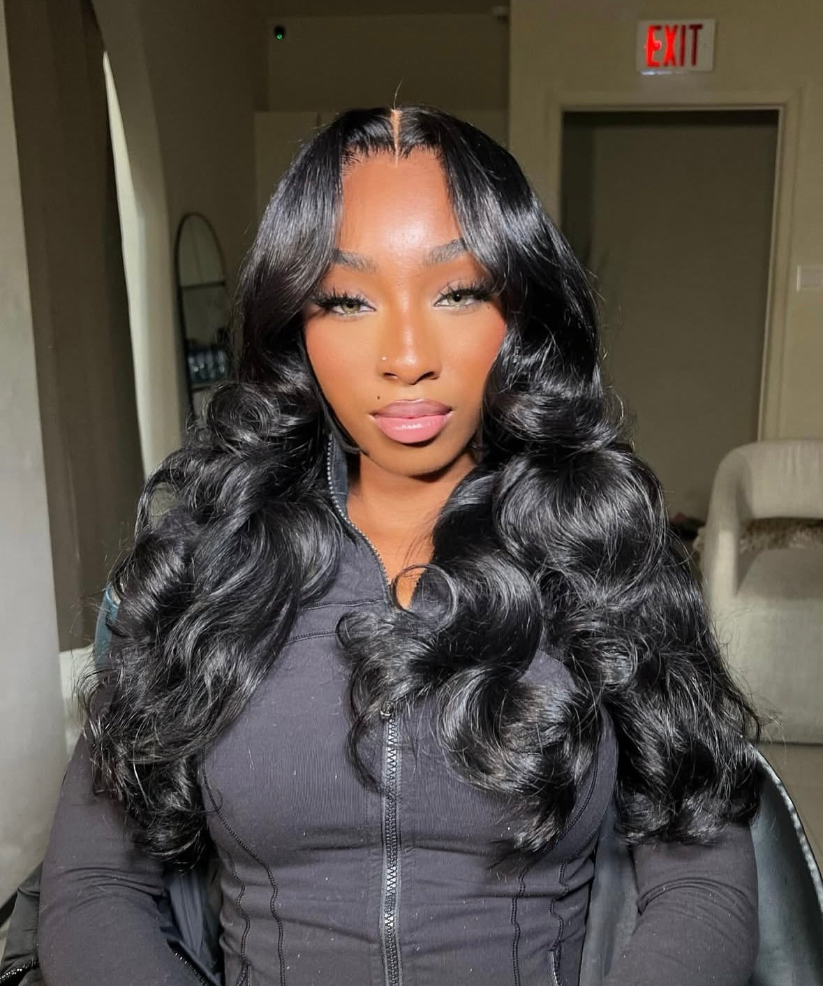 6x6 Jet Black Body Wave Lace Closure